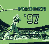 Madden 97 screenshot 3 for GameBoy